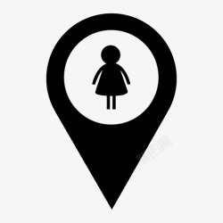 女人打针女人别针孩子女孩图标高清图片