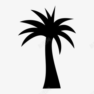 棕榈树树图标图标