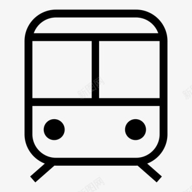 地铁列车车辆图标图标