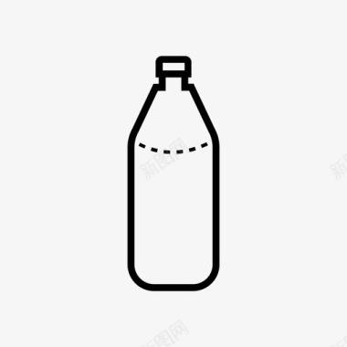瓶子饮料塑料瓶图标图标