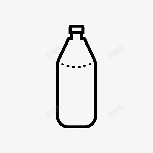 瓶子饮料塑料瓶图标svg_新图网 https://ixintu.com 塑料瓶 水瓶 瓶子 饮料