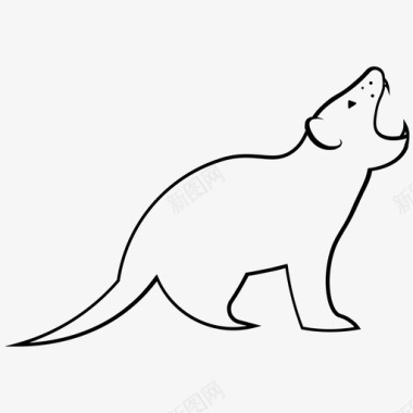 塔斯马尼亚魔鬼动物澳大利亚图标图标