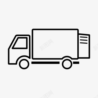 送货车运输卡车图标图标