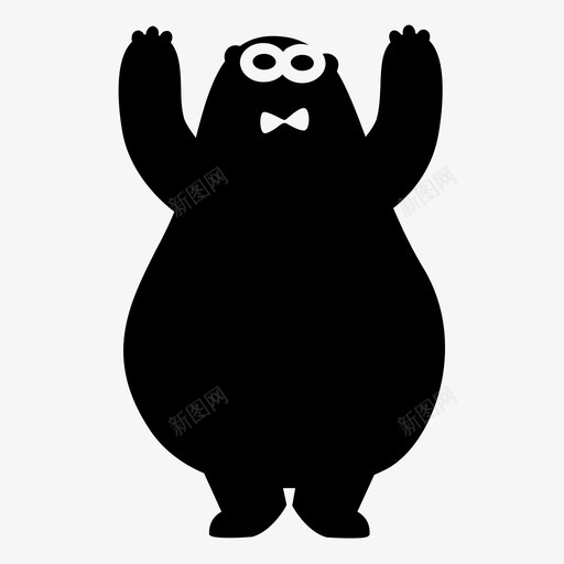 举手比尔布西耶建筑弓图标svg_新图网 https://ixintu.com 举手 举手比尔布西耶 建筑 弓 比尔布西耶建筑师熊收藏 胖胖