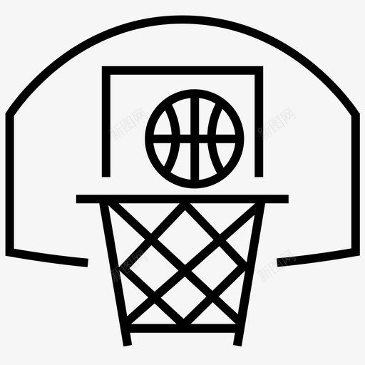 篮球网体育2图标svg_新图网 https://ixintu.com 体育2 篮球网