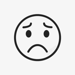 脸书爱心表情悲伤糟糕表情图标高清图片