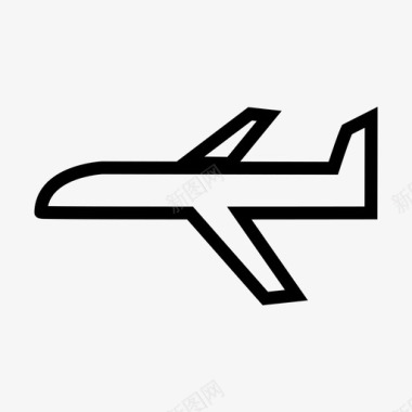 飞机机场航空图标图标