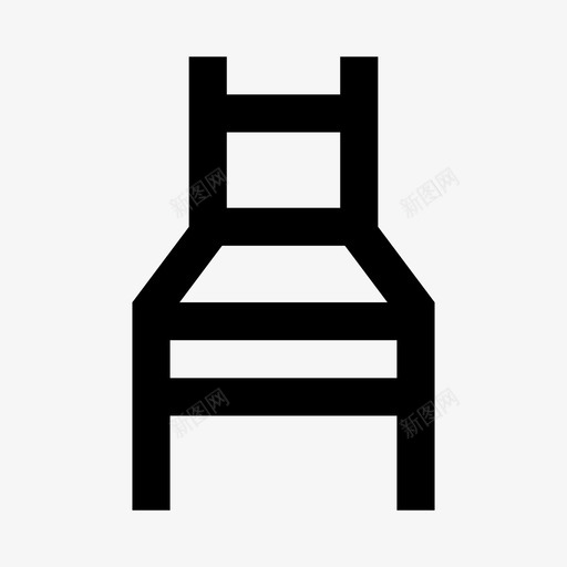 椅子家具家图标svg_新图网 https://ixintu.com 办公室 室内 家 家具 家具2 椅子 生产线