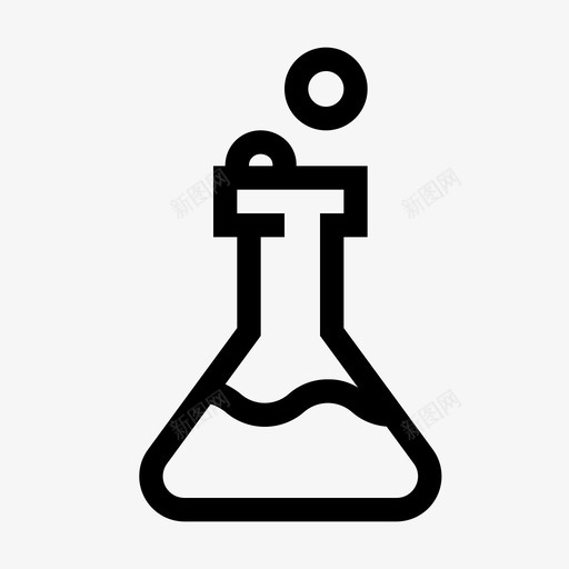 化学烧杯科学图标svg_新图网 https://ixintu.com 化学 烧杯 科学