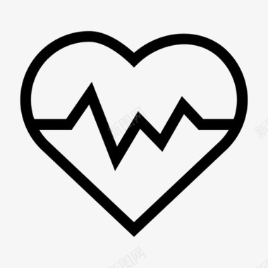 心跳健康脉搏图标图标