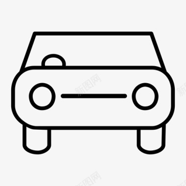 汽车汽车配件汽车租赁图标图标