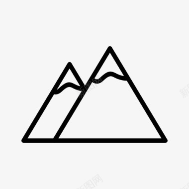 山冒险画廊图标图标
