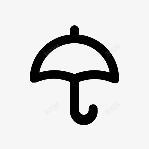 伞雨必需品图标svg_新图网 https://ixintu.com 伞 必需品 雨