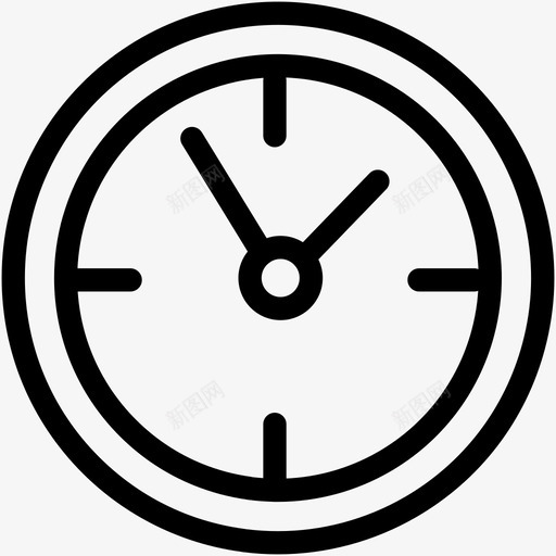 时钟小时时间图标svg_新图网 https://ixintu.com 小时 时钟 时间 等待 网络1 观看