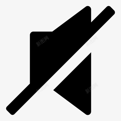 静音声音音乐收藏图标svg_新图网 https://ixintu.com 声音 静音 音乐收藏