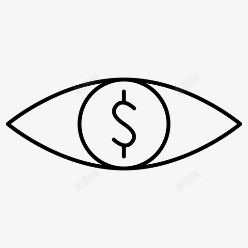 分析眼睛搜索图标svg_新图网 https://ixintu.com 分析 搜索 眼睛 金融