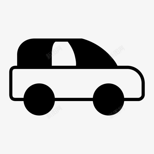 汽车家用汽车交通工具图标svg_新图网 https://ixintu.com 交通工具 家用汽车 汽车