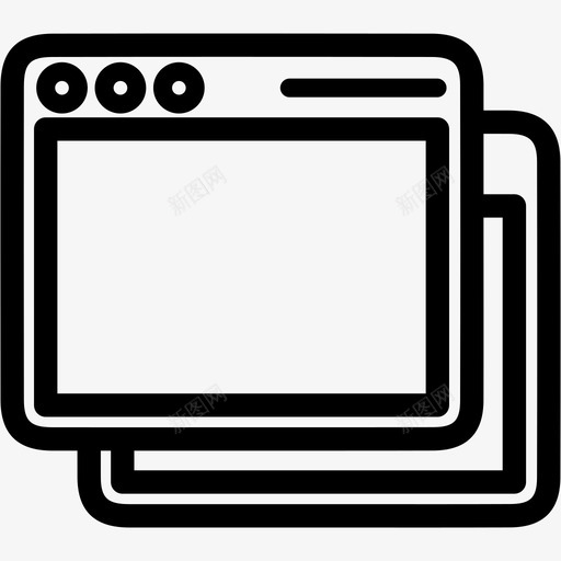 windows应用程序浏览器图标svg_新图网 https://ixintu.com web windows windows2 应用程序 浏览器 网络