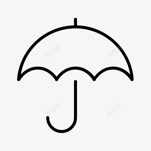 伞保护雨水图标svg_新图网 https://ixintu.com 伞 保护 保险箱 天气 款式 财务 雨水