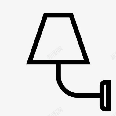 壁灯电灯家用灯图标图标