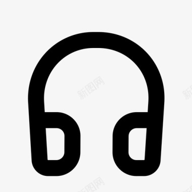 耳机助听器听图标图标