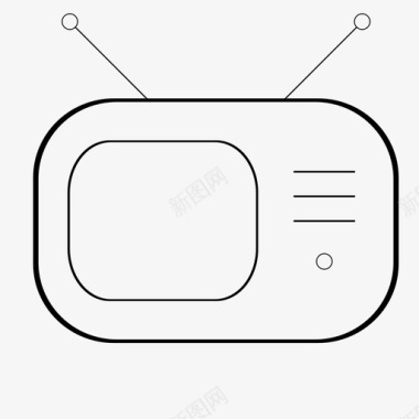 电视机-01图标