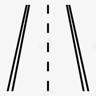道路车道高速公路图标图标