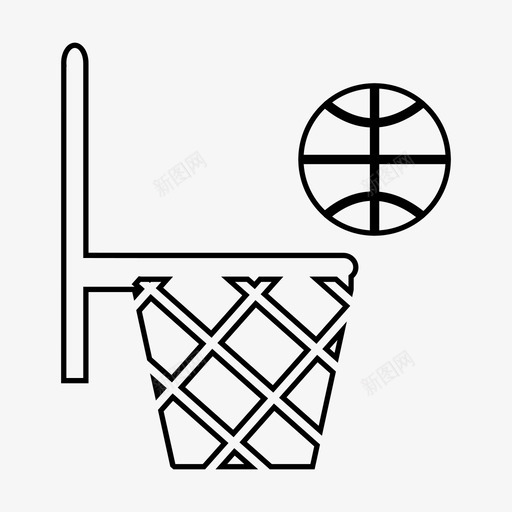 篮球运动周末图标svg_新图网 https://ixintu.com 周末 篮球 运动