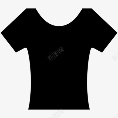 女t恤棉质t恤图标图标