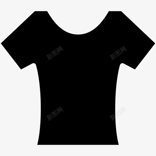 女t恤棉质t恤图标svg_新图网 https://ixintu.com t恤 女t恤 棉质 衣服套装字形