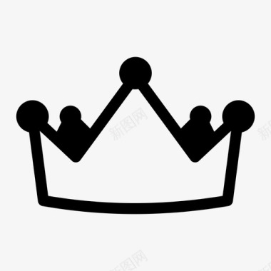 国王皇冠皇帝图标图标