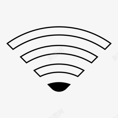 wifi低信号网络图标图标