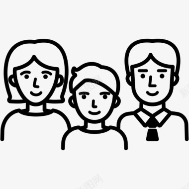 家庭家庭成员核心家庭图标图标