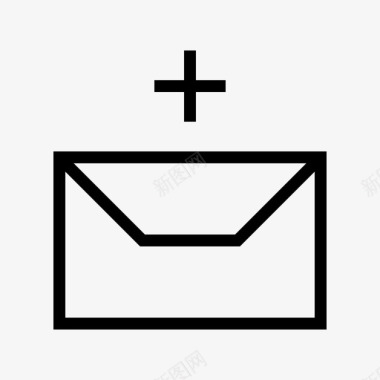 添加消息邮件接口元素精简图标图标