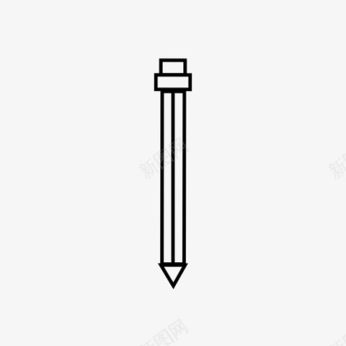 铅笔画信图标图标