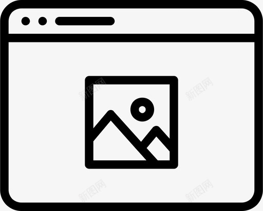 浏览器图像网站图标svg_新图网 https://ixintu.com 浏览器图像 网站