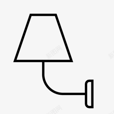 壁灯电灯家用灯图标图标