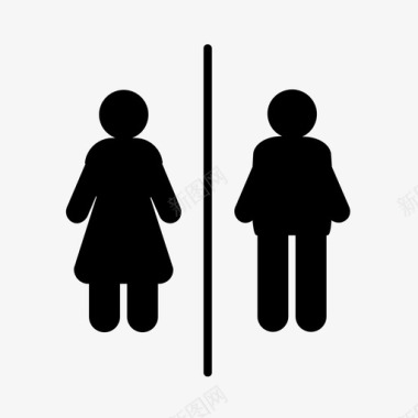 卫生间女厕所男厕所图标图标