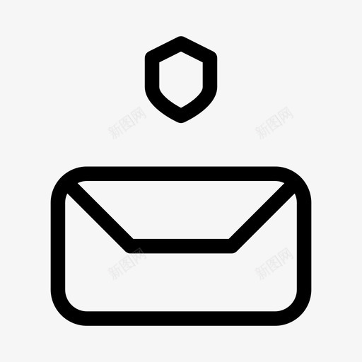 保护邮件邮件界面元素ios优化图标svg_新图网 https://ixintu.com 保护邮件 界面元素ios优化 邮件