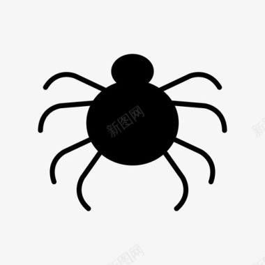 蜘蛛动物虫子图标图标