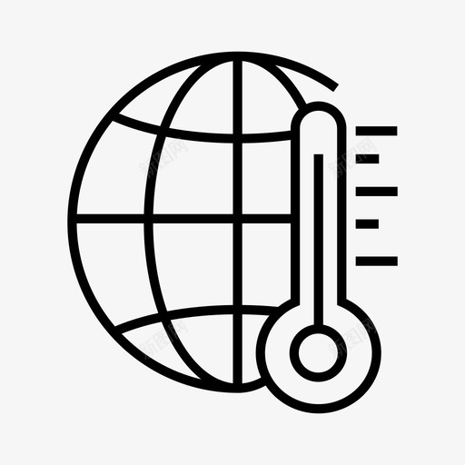 全球变暖地球温度生态学图标svg_新图网 https://ixintu.com 全球变暖 地球 地球温度 循环利用 环境 生态 生态学 能源