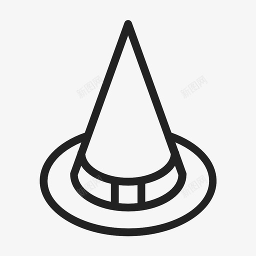 女巫帽所有圣物万圣节图标svg_新图网 https://ixintu.com 万圣节 女巫帽 所有圣物 派对 魔法