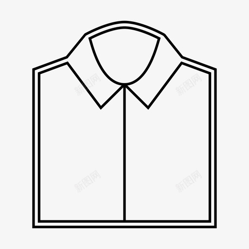 衬衫衣服正式图标svg_新图网 https://ixintu.com 制服 时尚 正式 衣服 衬衫
