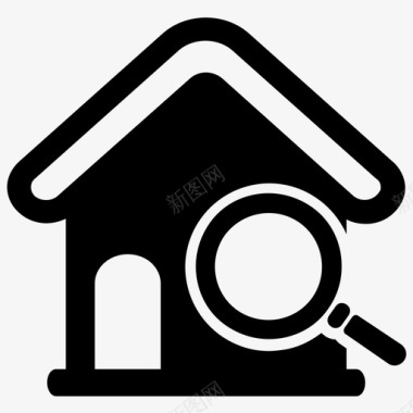 搜索探索房子图标图标