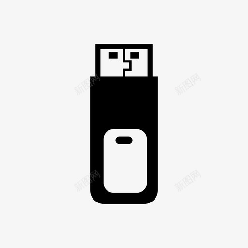 内存驱动器usb图标svg_新图网 https://ixintu.com usb 内存 驱动器