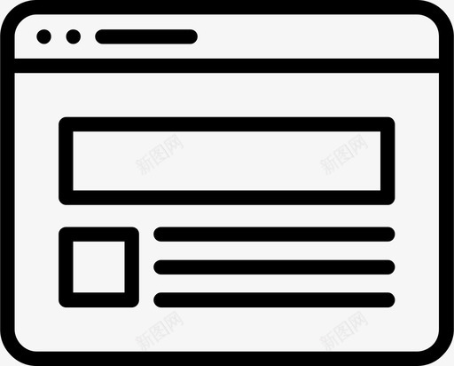 浏览器文章网站互联网图标svg_新图网 https://ixintu.com 互联网 浏览器文章 网站