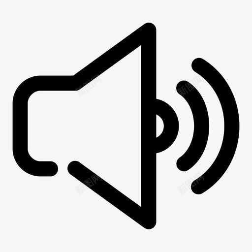 扬声器麦克风声音图标svg_新图网 https://ixintu.com 声音 扬声器 接口 音量 麦克风