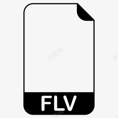 flv文件文件扩展名文件格式图标图标