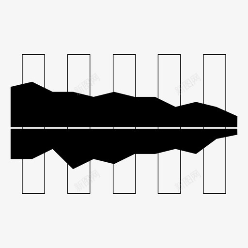 图表面积图条形图图标svg_新图网 https://ixintu.com 图表 图表和饼图 条形图 统计数据 面积图