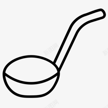 勺厨房设备厨房用品图标图标